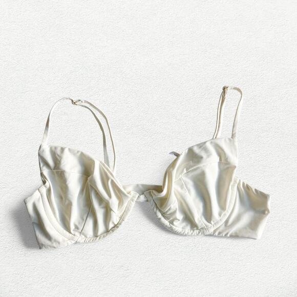 Myra Swim Jardin Bikini Top in Vanilla - Picture 1 of 6